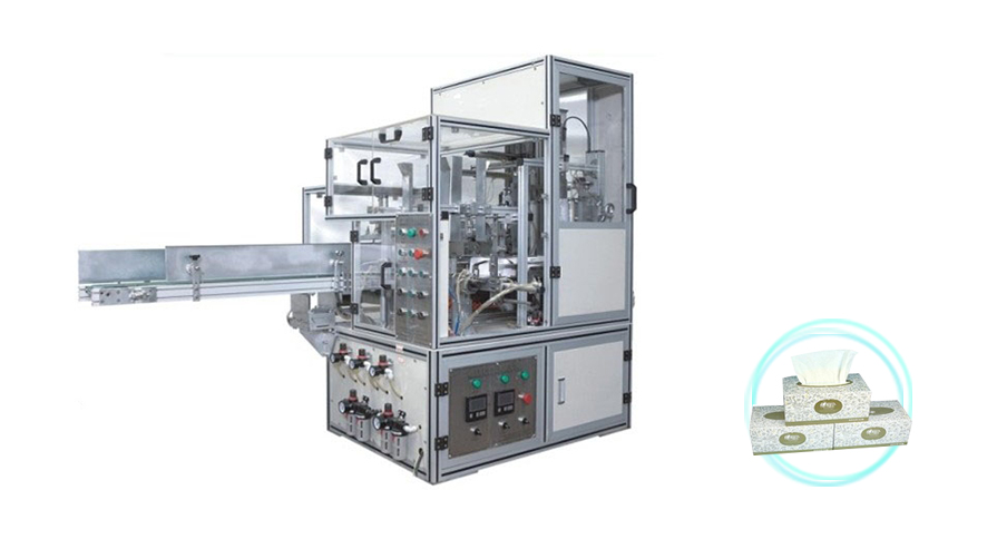 Automatic Facial Tissue Box Packing and Sealing Machine Model:236