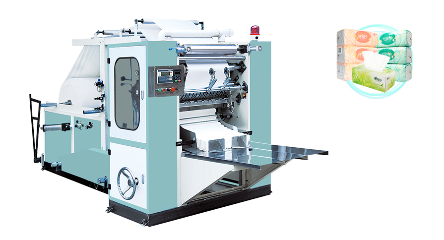 Box Drawing Facial Tissue Making Machine Model:CS-190/3L