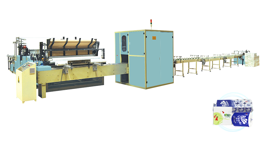 1575B Fully Automatic Toilet Paper Roller and Kitchen Towel Paper Production Line (Traditional)